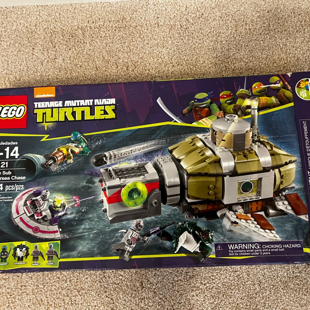 LEGO Teenage Mutant Ninja Turtles Set 79121 Turtle Sub Undersea Chase - Picture 2 of 11